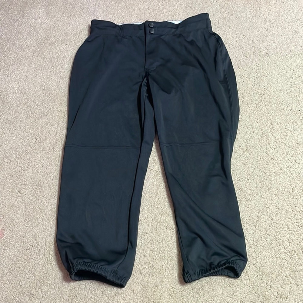 Black softball pants